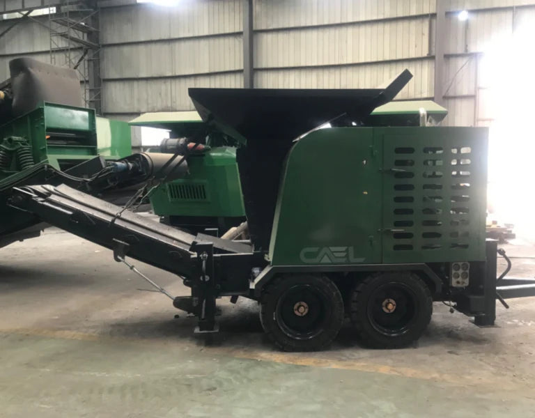 CAEL WJC604 Mobile Jaw Crusher on Wheels – Yanmar Diesel, 30–50 t/h