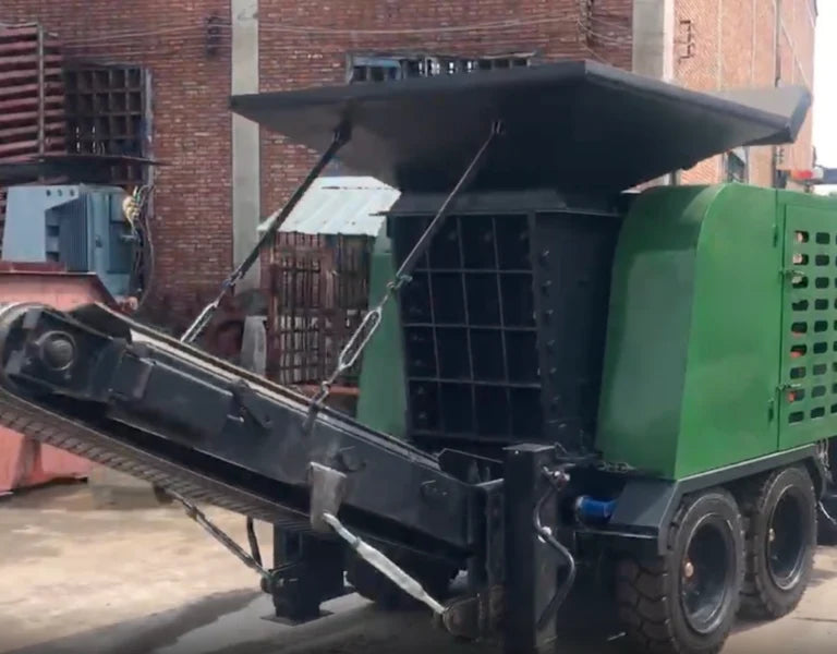 CAEL WJC604 Mobile Jaw Crusher on Wheels – Yanmar Diesel, 30–50 t/h