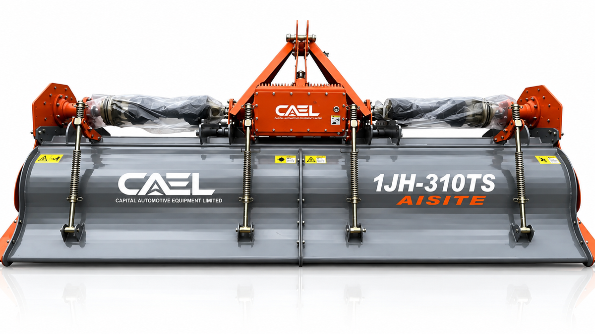 CAEL 1JH-310TS Rotavator robuste – 310 cm pour tracteurs de 180–200 ch