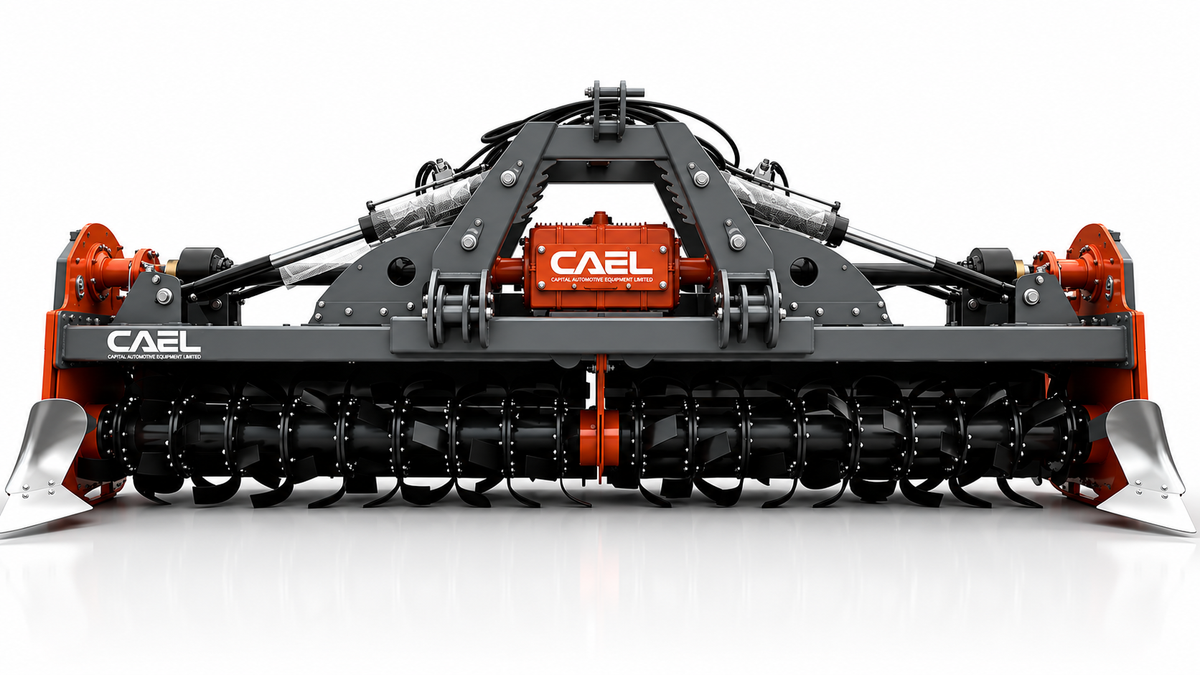 CAEL 1JH-390TSF klappbare Bodenfräse – 390 cm, 108 Messer