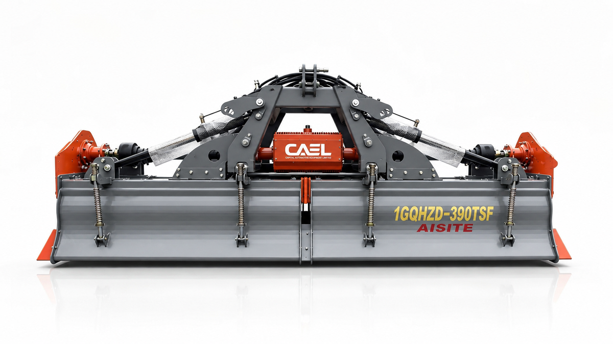 CAEL 1JH-390TSF klappbare Bodenfräse – 390 cm, 108 Messer