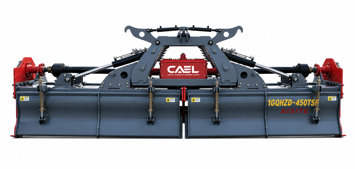 CAEL 1JH-450TSF klappbare Bodenfräse – 450 cm, 120 Messer