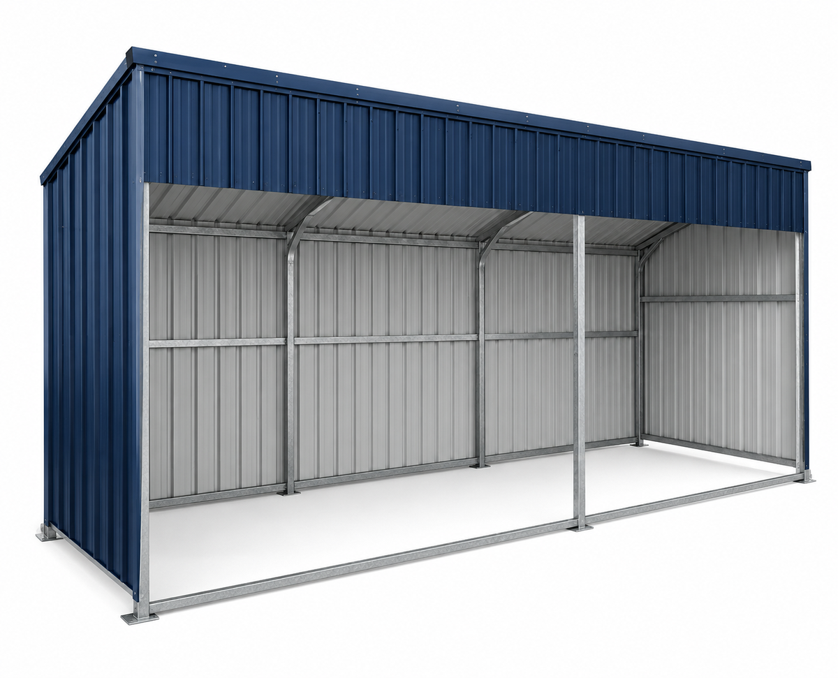 CAEL M082410 Metallunterstand bis zum Boden – 8 × 24 ft