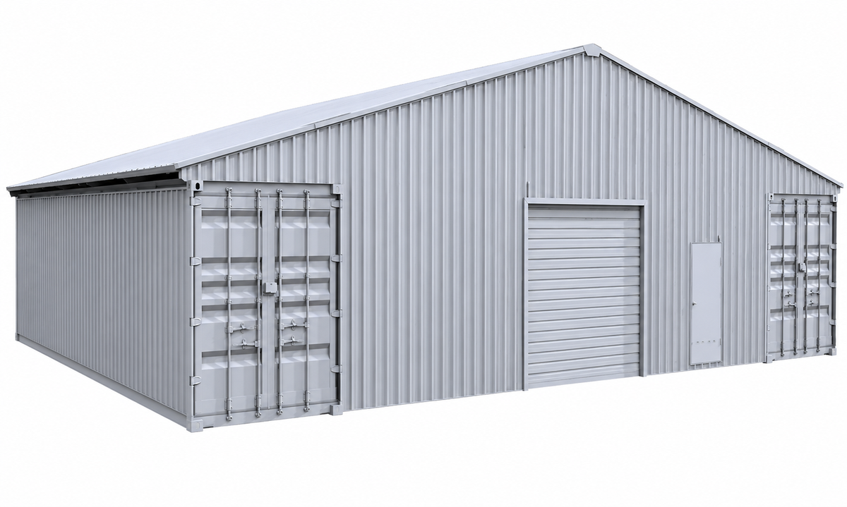 CAEL MC604009P-FBW Kit de toiture conteneurs avec parois – 60 ft