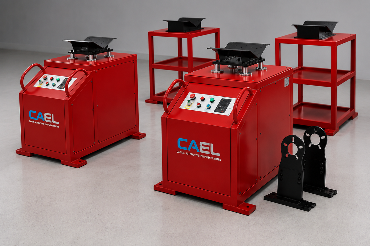 Simulateur de route pour châssis CAEL – capacité 3000 kg, vibrations 10–20 Hz