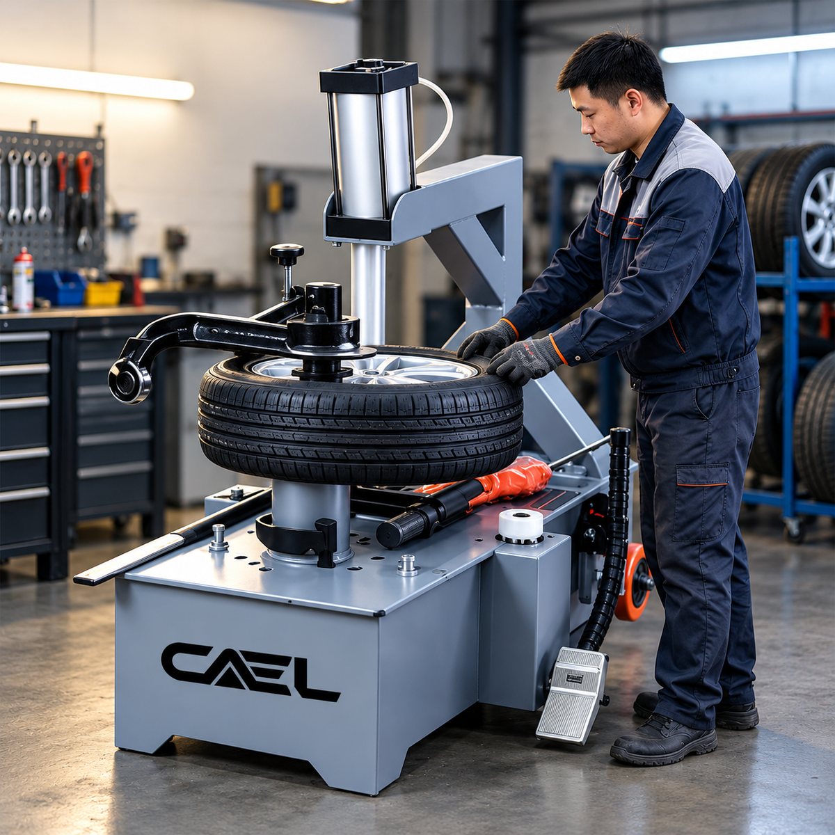CAEL SJRC-780A Electric Tire Changer – Three Cylinder