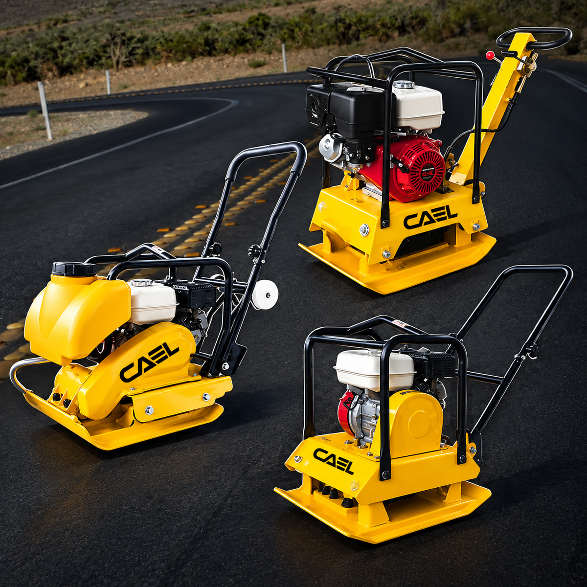 CAEL CF90 Plate Compactor – 18 kN, 300 mm Depth, 5.5 HP