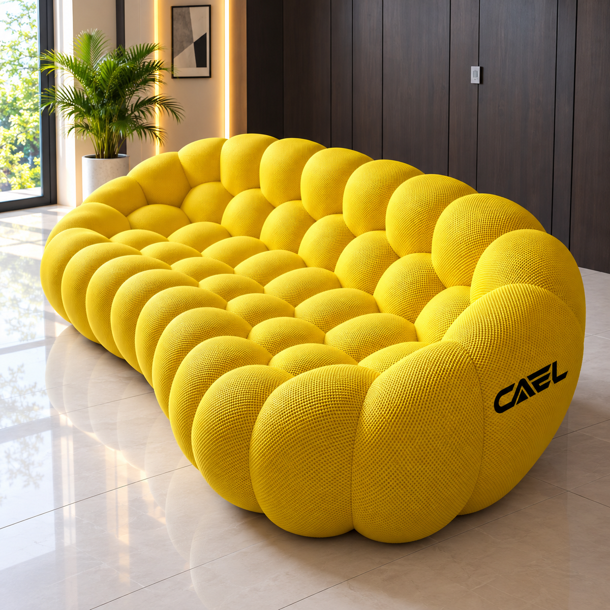 Canapé compressé CAEL BC-LS Bubble Couch – 2 010 × 1 295 mm