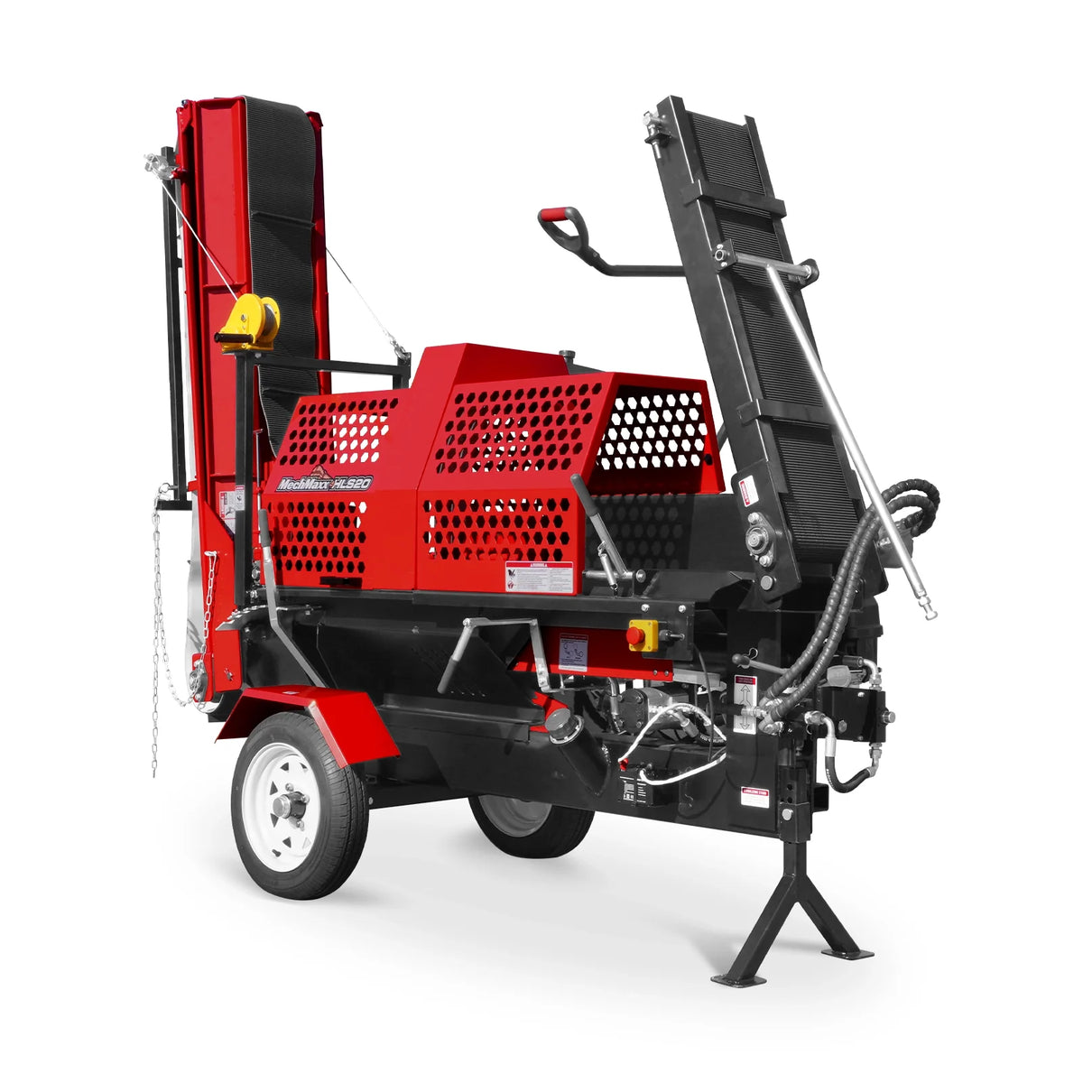 Honda GX390 Engine Firewood Log Splitter Processor with Conveyor, 20ton Splitting Force 22.5" x 15" Log Capaci - view 13
