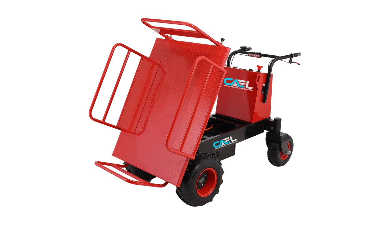 CAEL ED500-2 Elektro-Minidumper – 500 kg Nutzlast, hydraulische Kippung