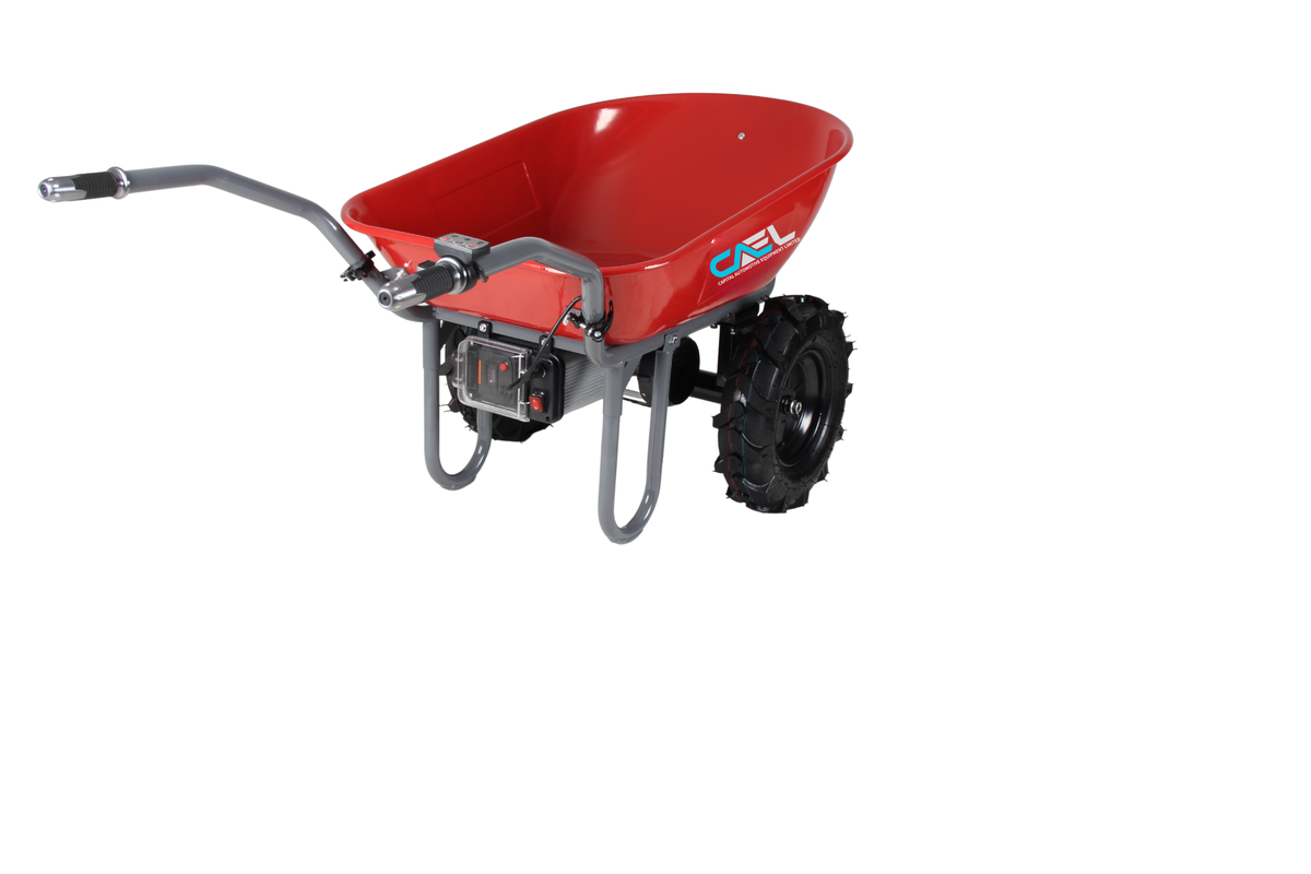 CAEL EWD260 Brouette électrique – charge 260 kg, benne acier 100 L