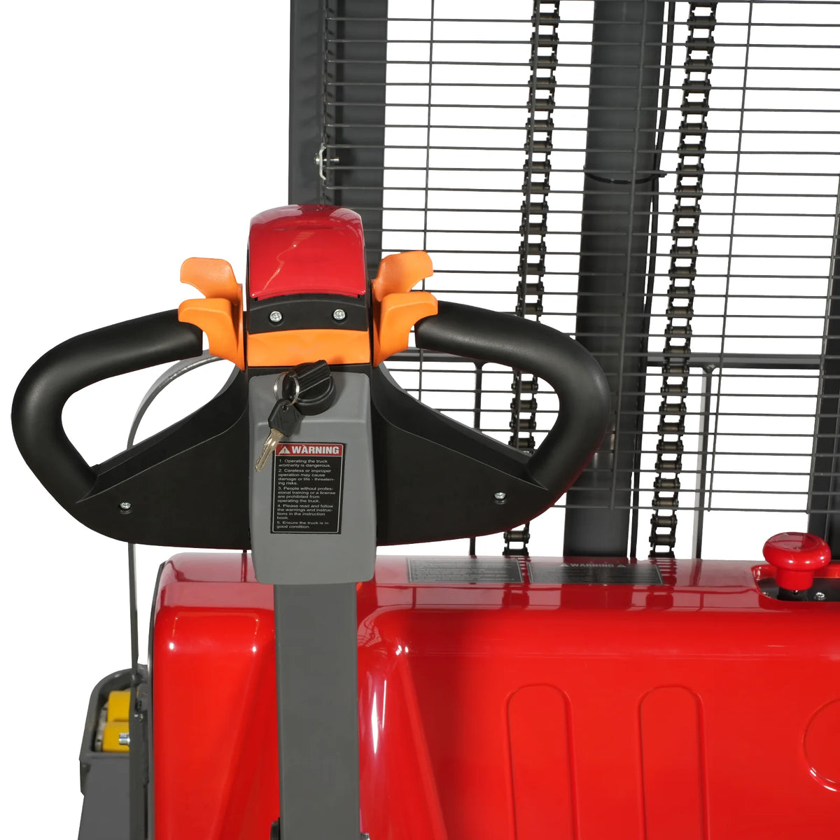2640lbs Electric Straddle Stacker, 118" Lift, Adjustable Legs & Forks, F26-118SLA - view 15