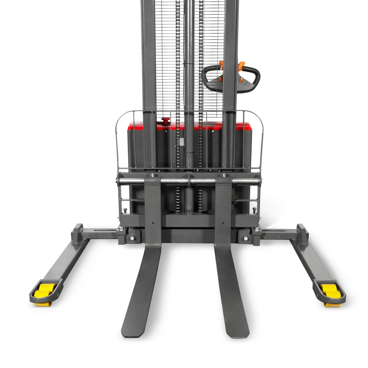 2640lbs Electric Straddle Stacker, 118" Lift, Adjustable Legs & Forks, F26-118SLA - view 10