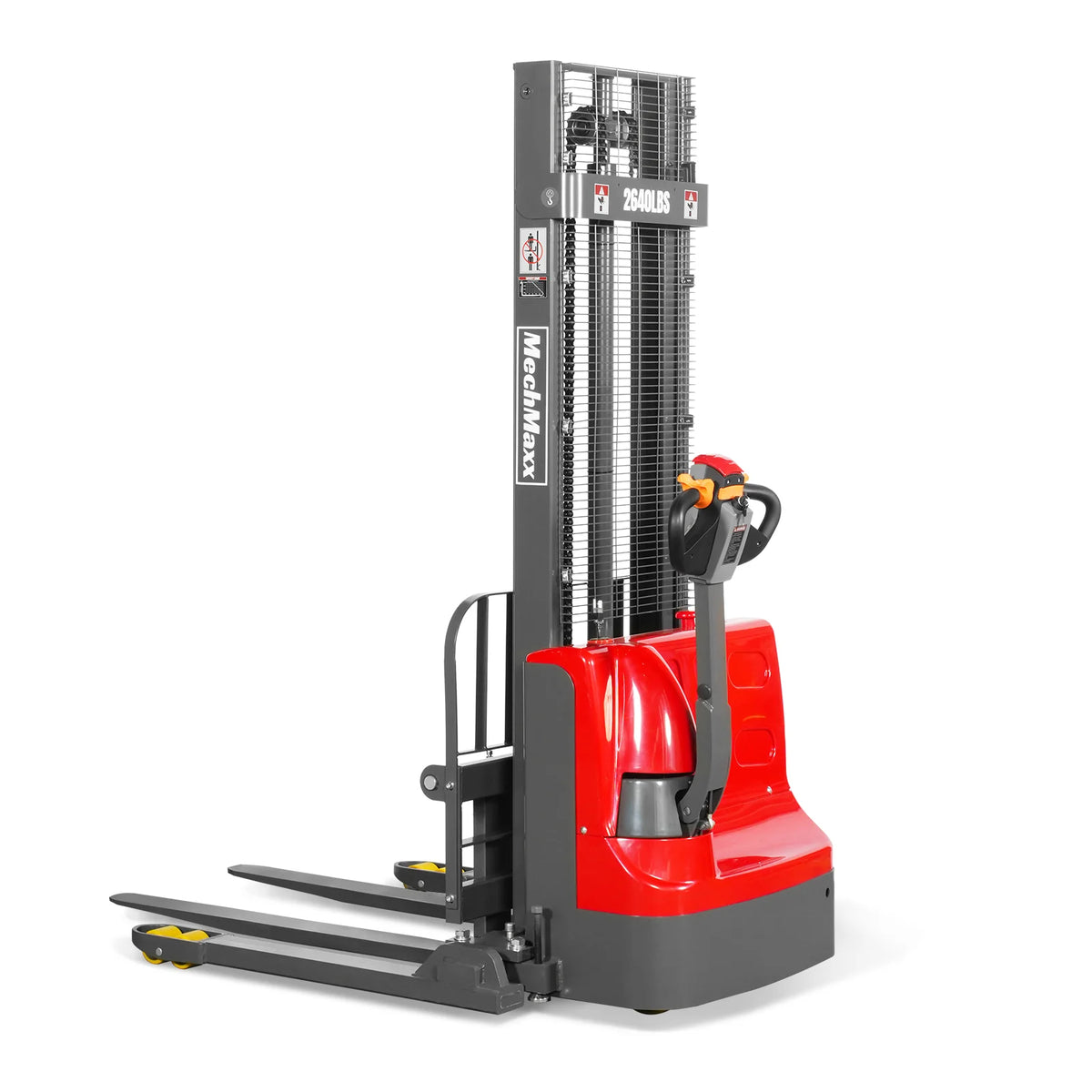 2640lbs Electric Straddle Stacker, 118" Lift, Adjustable Legs & Forks, F26-118SLA - view 21