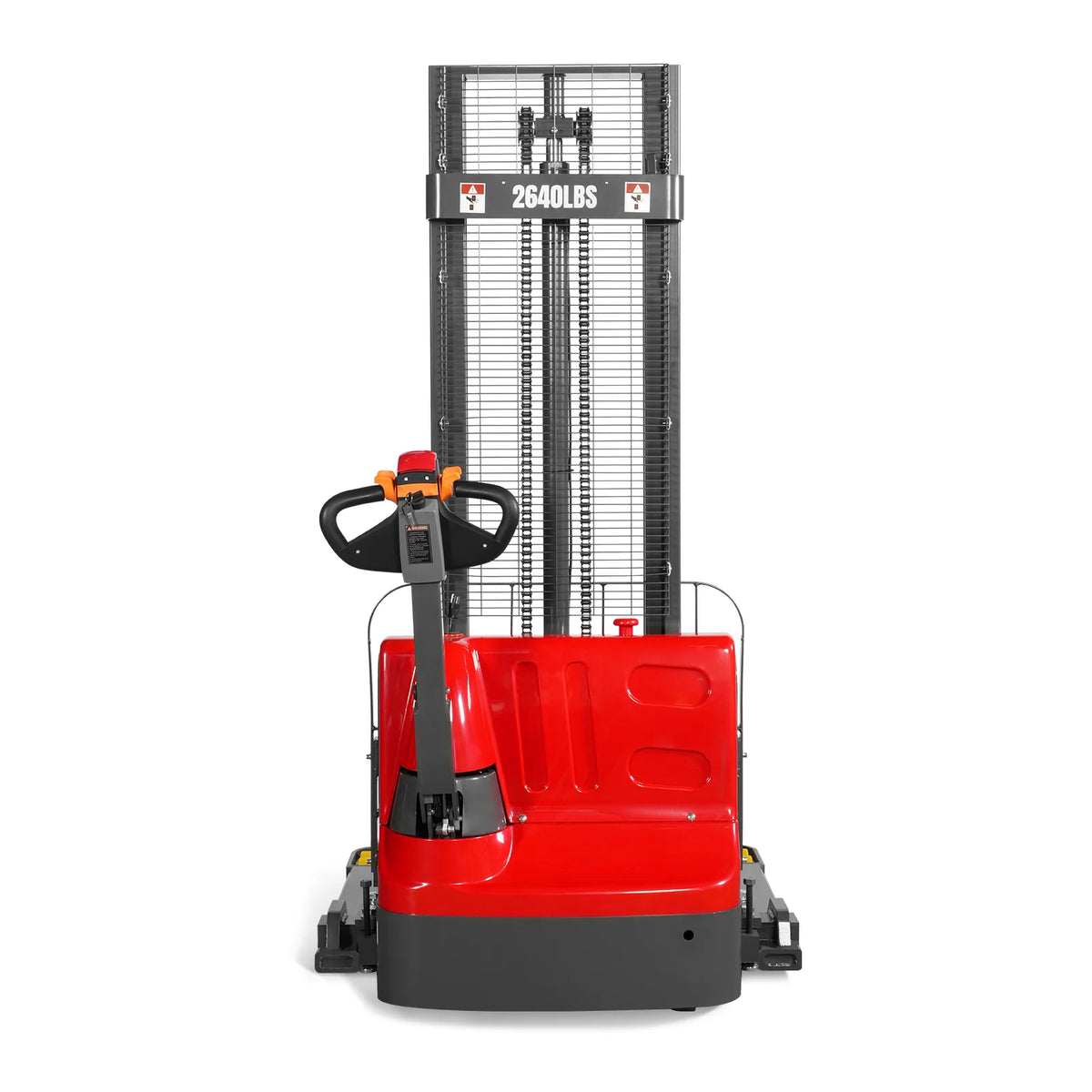 2640lbs Electric Straddle Stacker, 118" Lift, Adjustable Legs & Forks, F26-118SLA - view 22