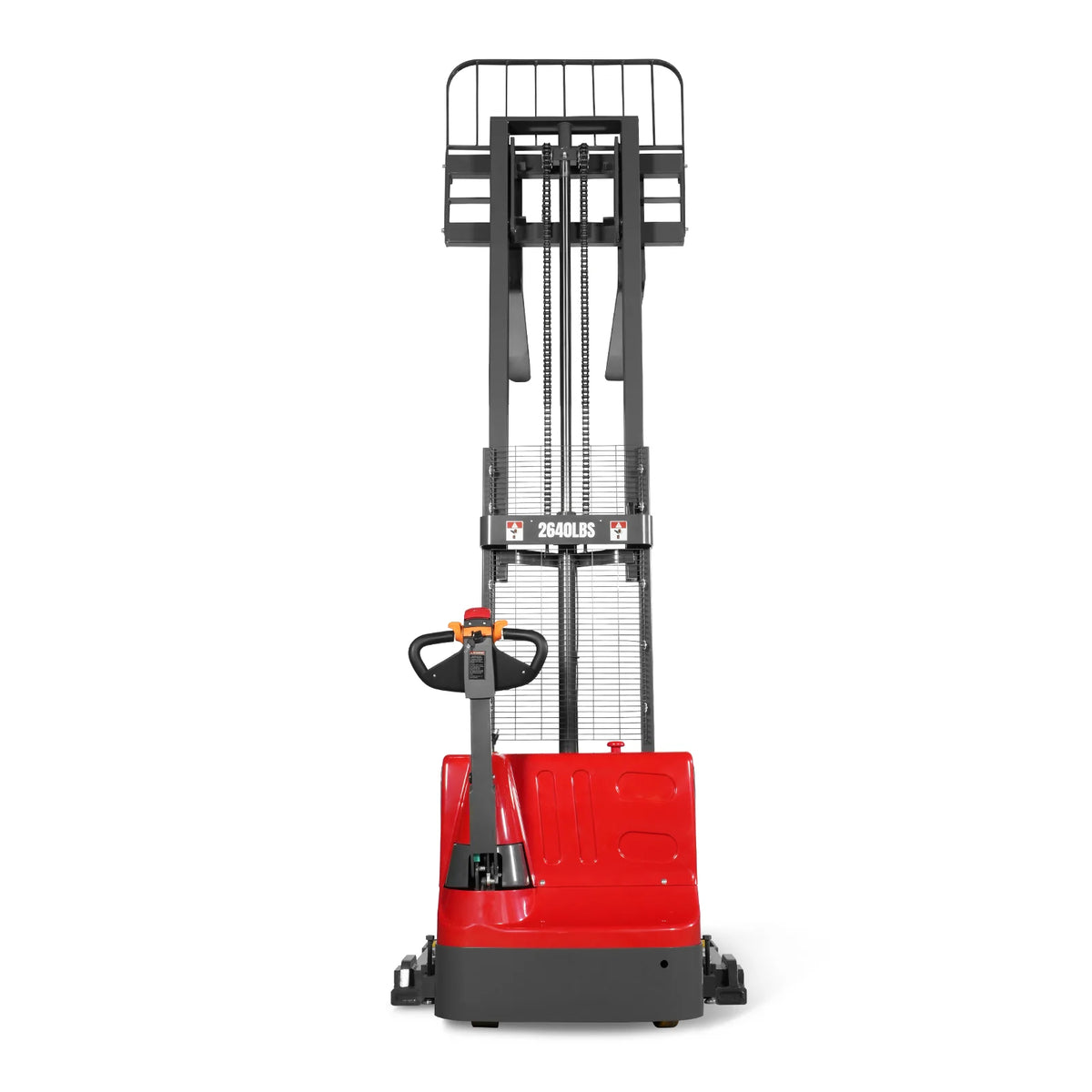 2640lbs Electric Straddle Stacker, 98" Lift, Adjustable Legs & Forks, F26-98SLA - view 31