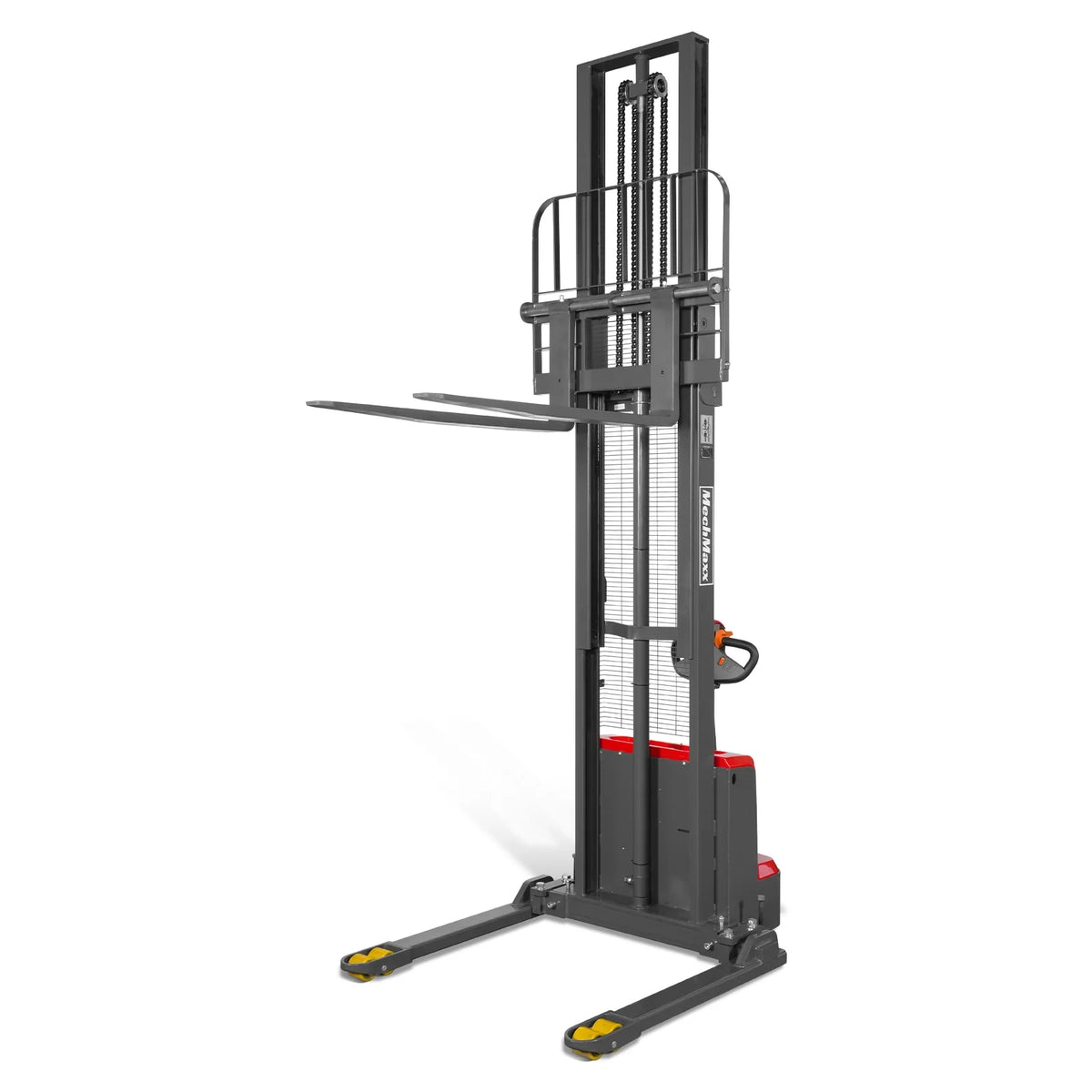 3300lbs Electric Straddle Stacker, 138" Lift, Adjustable Legs & Forks, F33-138SLA - view 29