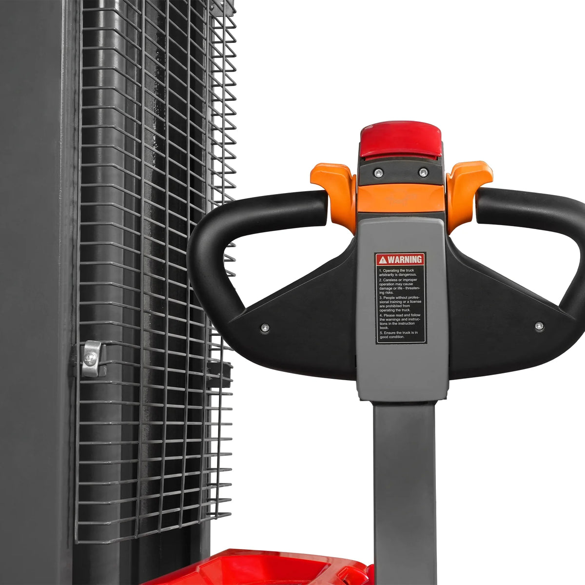 3300lbs Electric Straddle Stacker, 138" Lift, Adjustable Legs & Forks, F33-138SLA - view 14