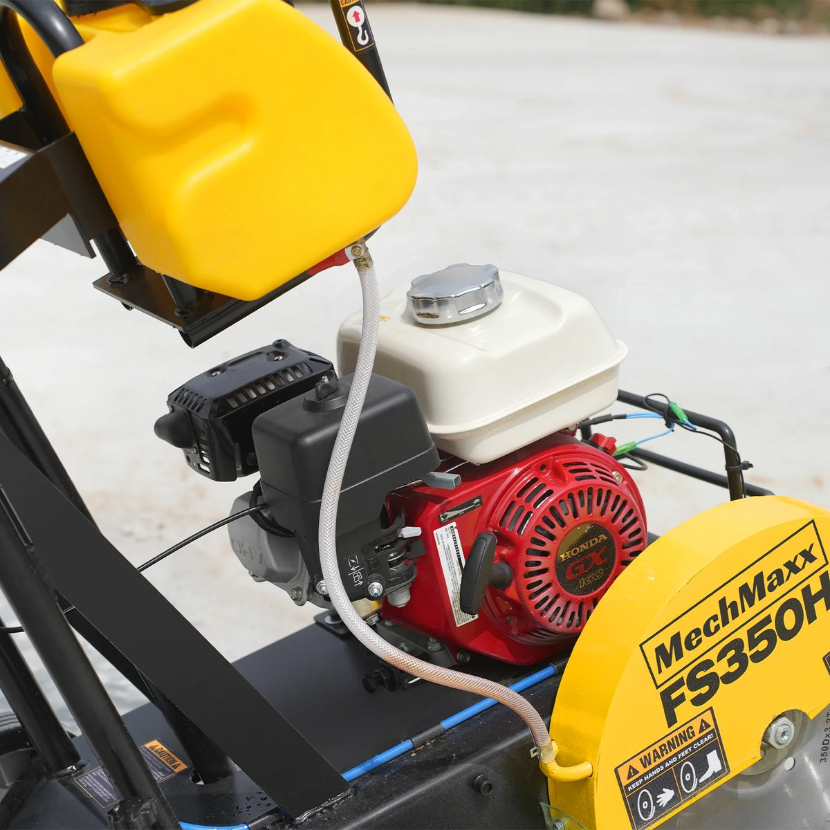 Honda GX160 Walk-Behind Concrete Floor Saw, 14 in Blade, 4 in Cutting Depth, FS350H - view 10