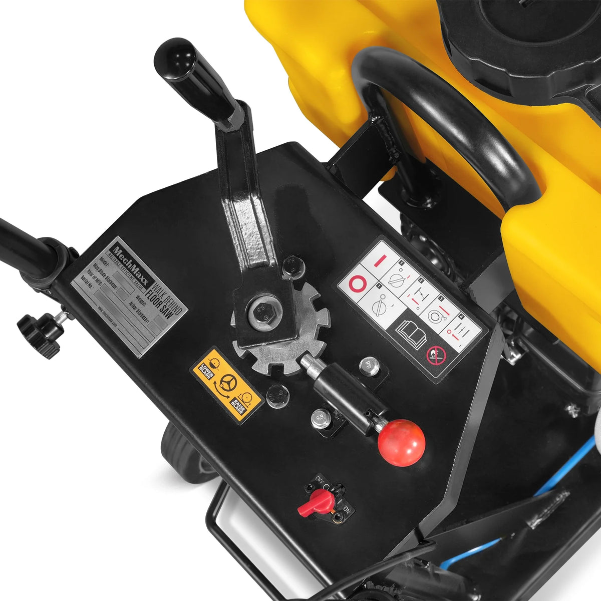 5.8 HP Walk-Behind Concrete Floor Saw, 14 in Blade, 4 in Cutting Depth, FS350Z - view 13