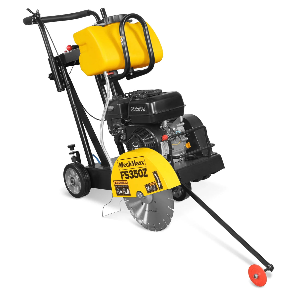 5.8 HP Walk-Behind Concrete Floor Saw, 14 in Blade, 4 in Cutting Depth, FS350Z - view 18