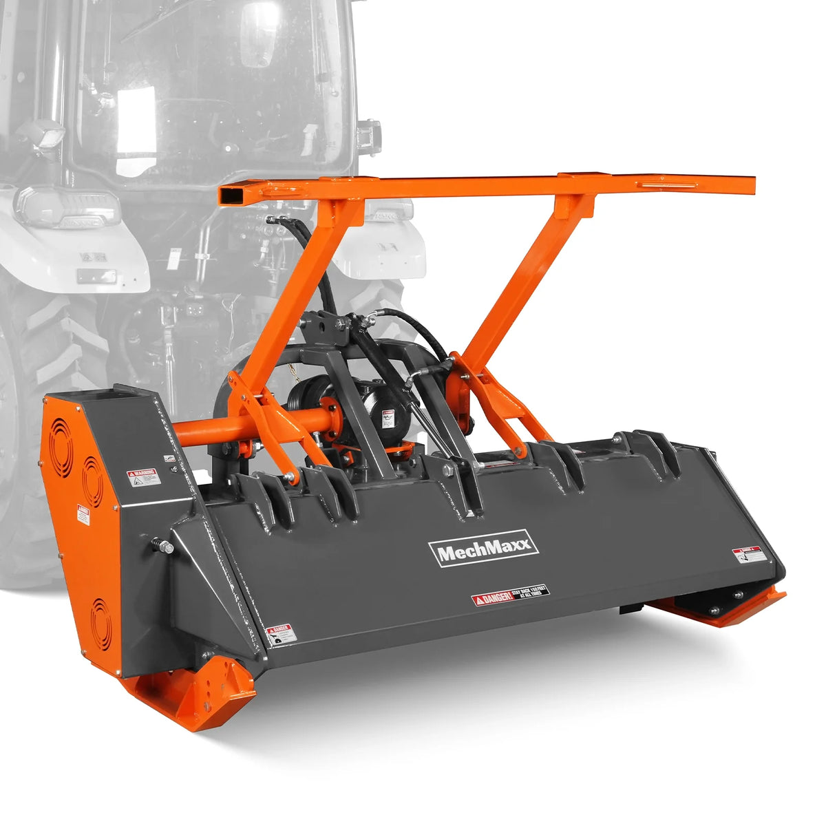 70" PTO Hitch Forestry Brush Mulcher, Cat 2,Tractor Power Recommended 70-110 HP,MC70 - view 10