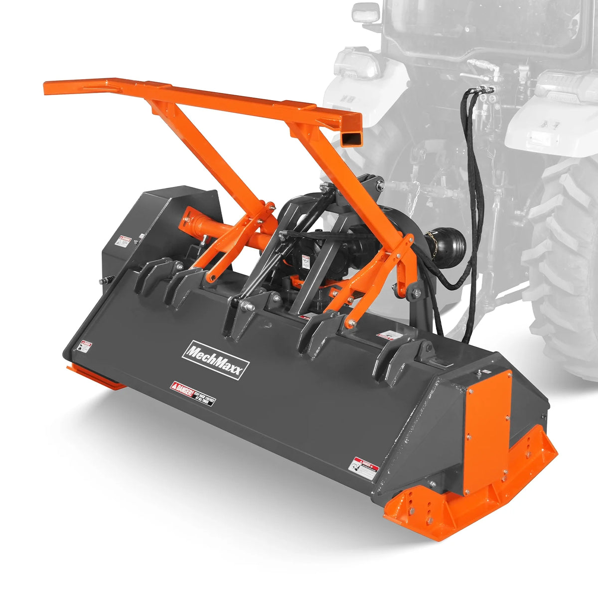 70" PTO Hitch Forestry Brush Mulcher, Cat 2,Tractor Power Recommended 70-110 HP,MC70 - view 2
