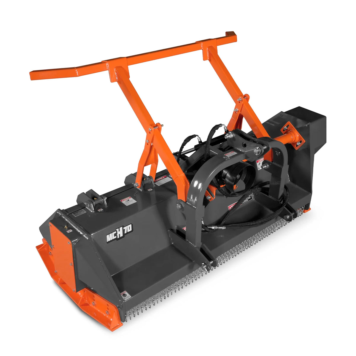 70" PTO Hitch Forestry Brush Mulcher, Cat 2,Tractor Power Recommended 70-110 HP,MC70 - view 24