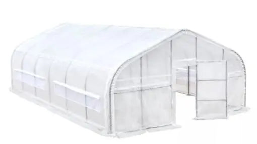 CAEL Gewächshaustunnel 33 × 40 ft – 6-mil-EVA-Folie, Stahlrahmen