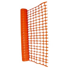 CAEL SBM-Orange Absperrnetz – PE-Warnzaun orange, 1 × 50 m