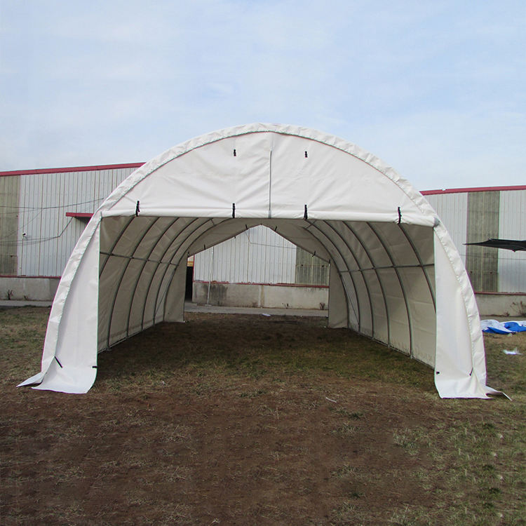 Lagerunterstand Rundbogen, Einfachbogen – 20 × 60 ft, 12 ft hoch