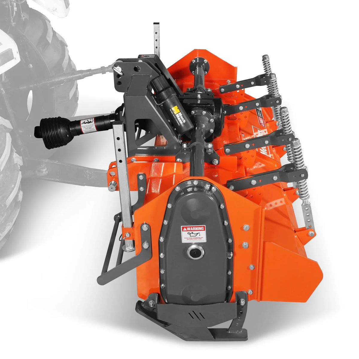 80 in Heavy Duty Rotary Tiller, 3 Point Hitch Cat.2, Gear Drive, PTO Shaft Included with Slip Clutch, 40-80 HP - view 18