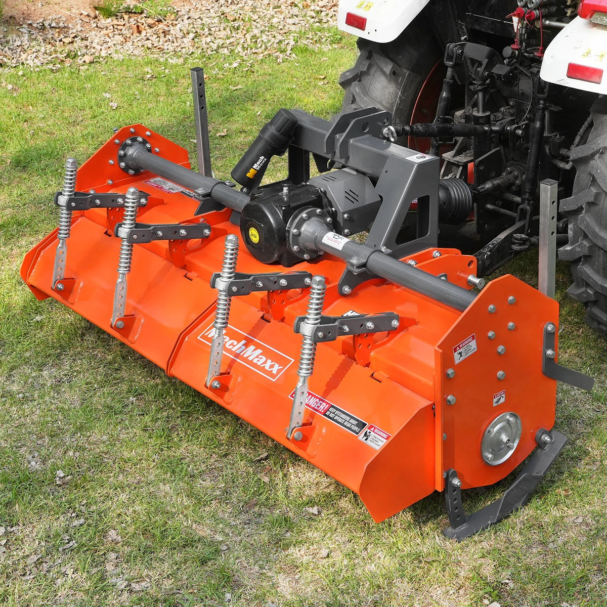 80 in Heavy Duty Rotary Tiller, 3 Point Hitch Cat.2, Gear Drive, PTO Shaft Included with Slip Clutch, 40-80 HP - view 14