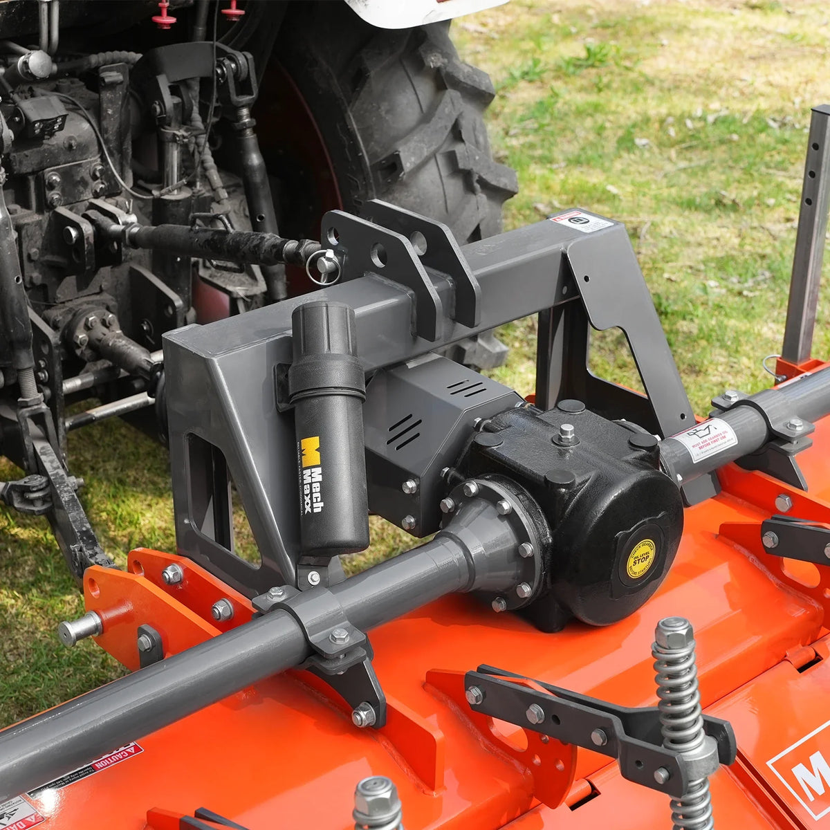 80 in Heavy Duty Rotary Tiller, 3 Point Hitch Cat.2, Gear Drive, PTO Shaft Included with Slip Clutch, 40-80 HP - view 11