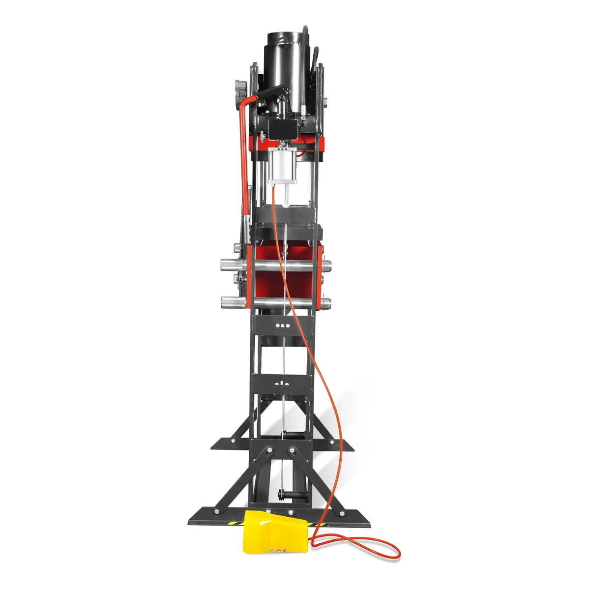 100 Ton H-Frame Air/Hydraulic Shop Press with Hand Winch, Fully Welded Steel Frame, Safety Guard, Foot Pedal C - view 23