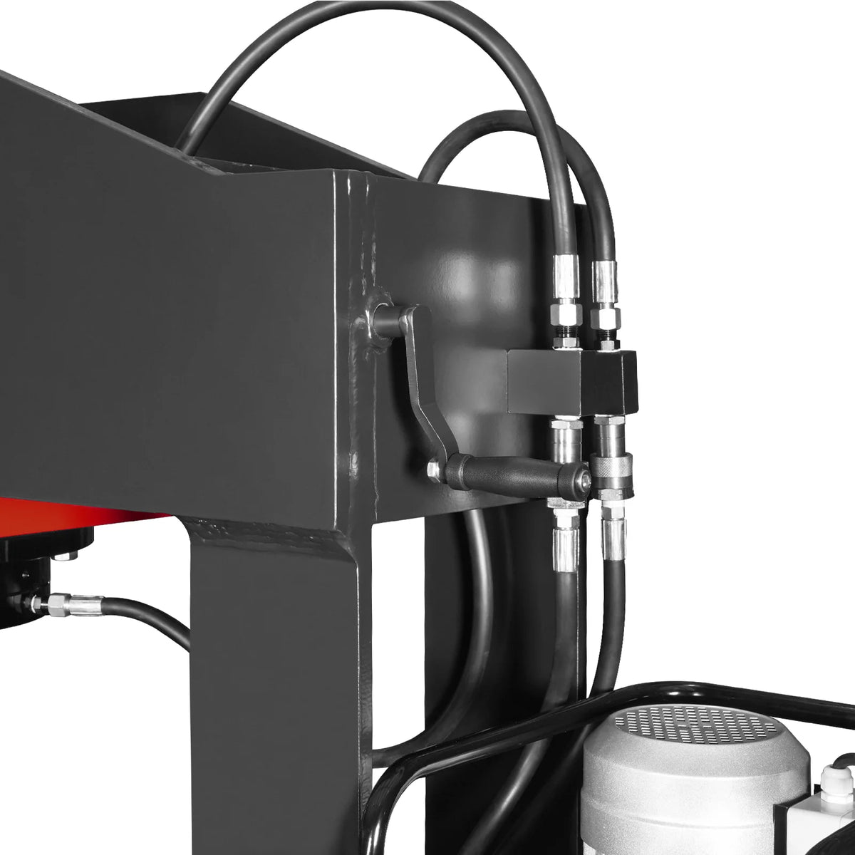 150 Ton H-Frame Electric Hydraulic Shop Press with Double-Acting Cylinder & Chain-Driven Table Lift, 110V Moto - view 12