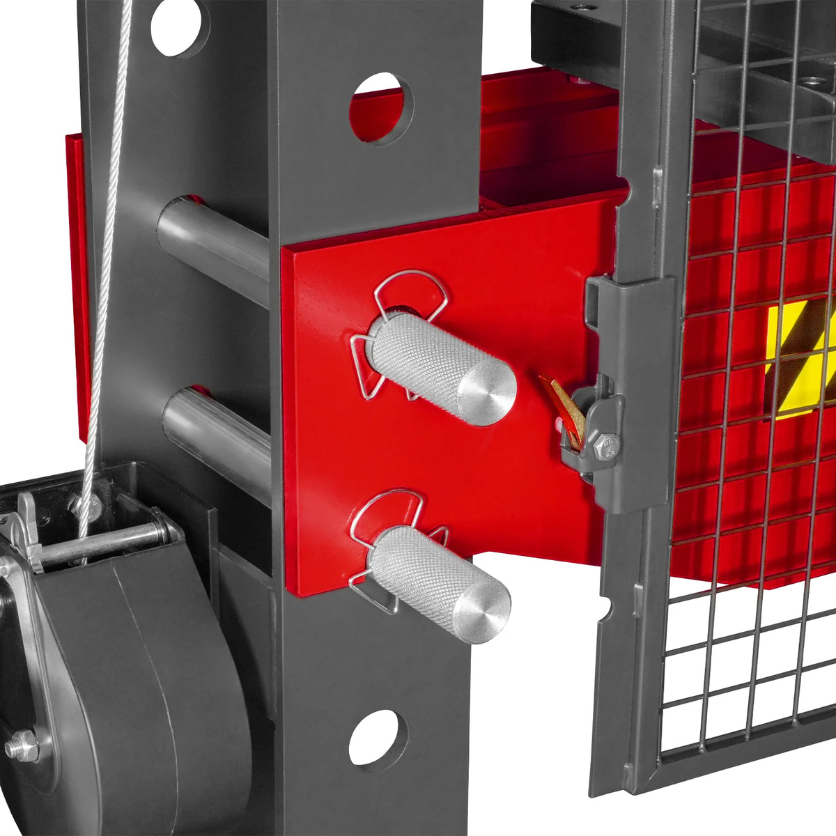 75 Ton H-Frame Electric Hydraulic Shop Press with Hand Winch, 110V Motor, Fully Welded Steel Frame, Safety Gua - view 13