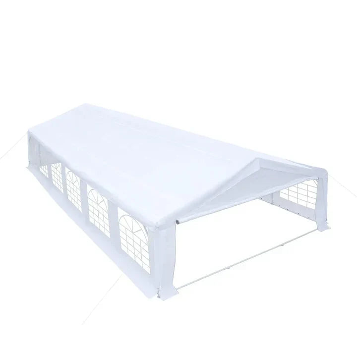 CAEL PT0612FB Outdoor Storage Tent – 6 × 12 m Shelter with Windows