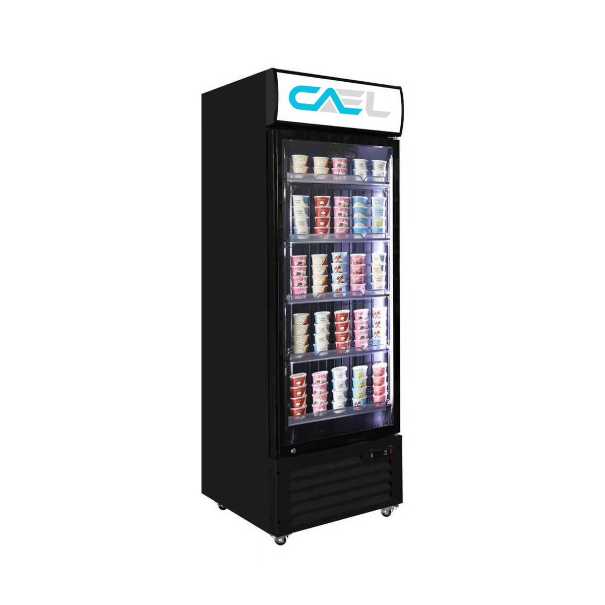 CAEL KXD-700H Gewerblicher Gefrierschrank mit 1 Glastür – 542 L