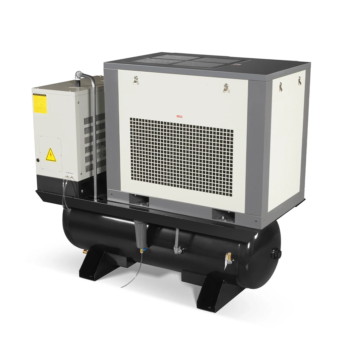 15HP Combined Rotary Screw Air Compressor with Dryer & 105-Gal ASME Tank | 45 CFM, 116 PSI, 460V 3-Phase - Ind - view 22