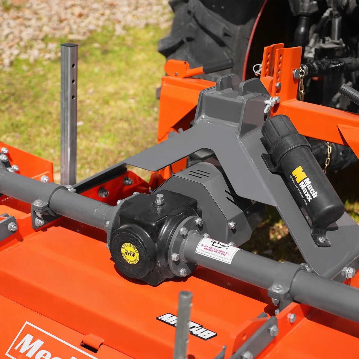 48 in Rotary Tiller, 3 Point Hitch Cat.1 & 2, Gear Drive, PTO Shaft Included with Slip Clutch, 25-50 HP, MRT48 - view 8