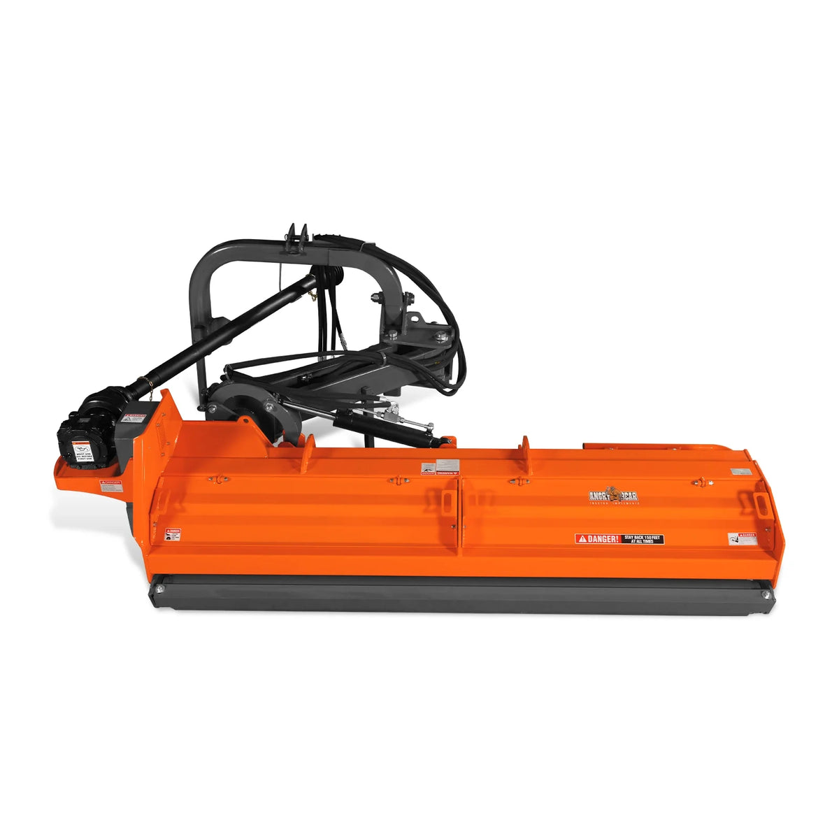 100 in Heavy-Duty 3-Point Offset Ditch Bank Verge Flail Mower, Italy CMR Gearbox, 80-120 HP, PTO Driven, VBM10