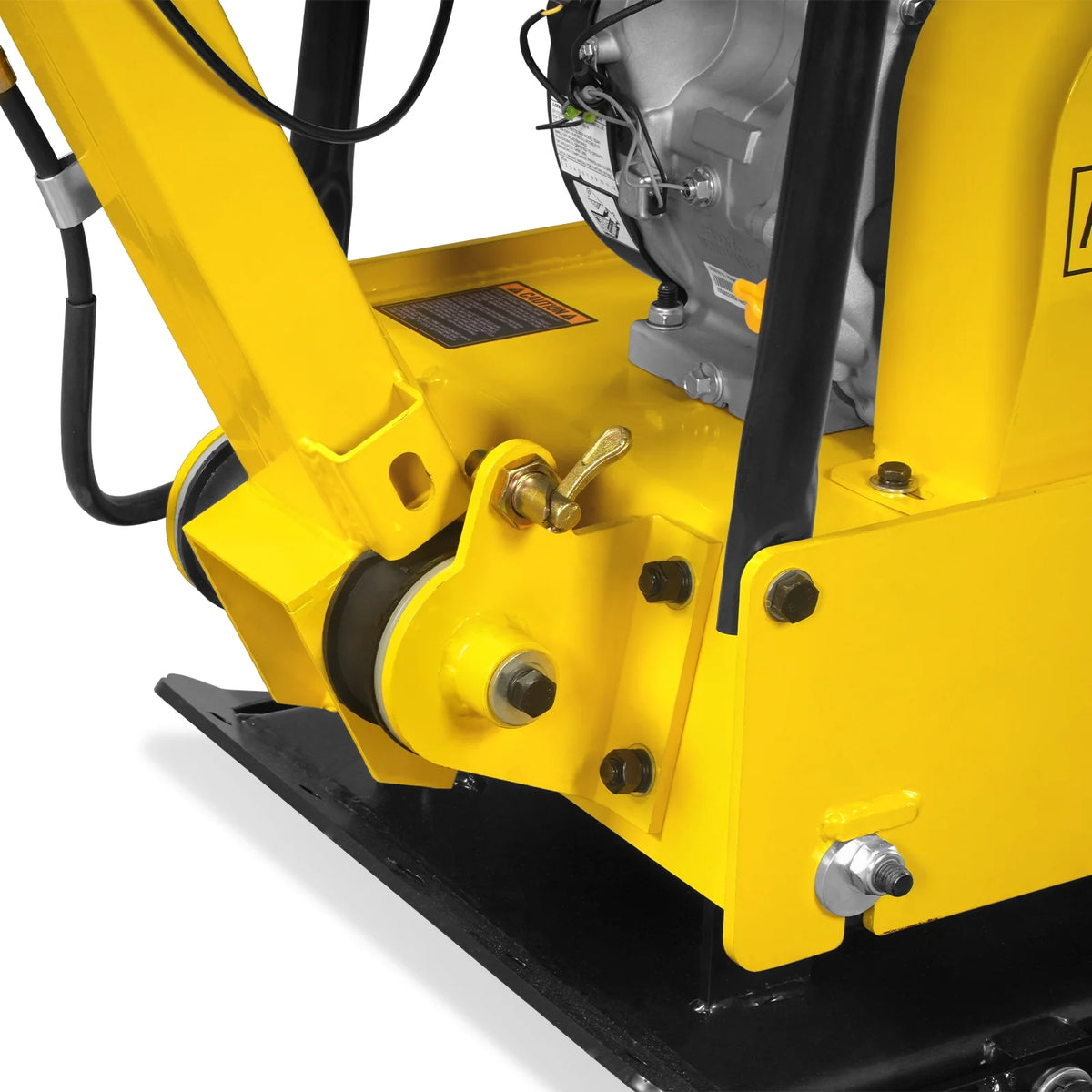 9 HP Reversible Plate Compactor with Wheel Kit and Extension Plates, 6750 lb Centrifugal Force, PC180Z - view 13