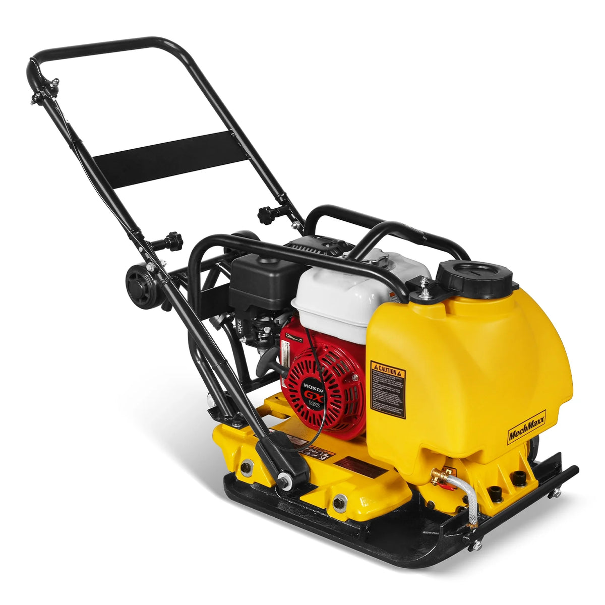 Honda GX160 Vibratory Plate Compactor with Wheel Kit, 3150 lb Centrifugal Force for Soil, Gravel, Asphalt and
