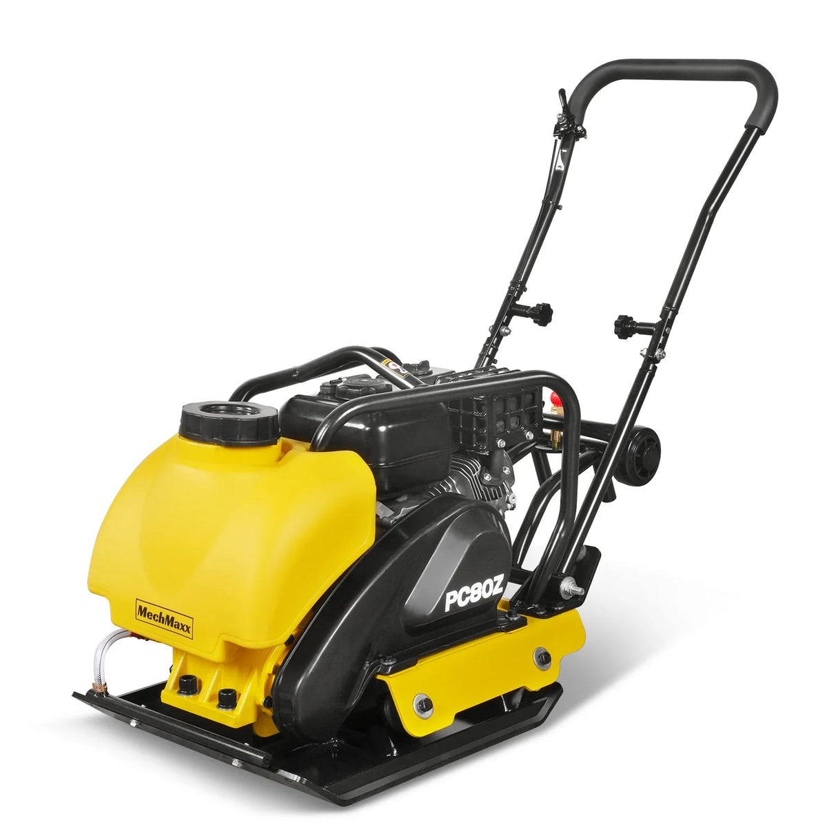5.8 HP Vibratory Plate Compactor with Wheel Kit, 3150 lb Centrifugal Force for Soil, Gravel, Asphalt and Paver