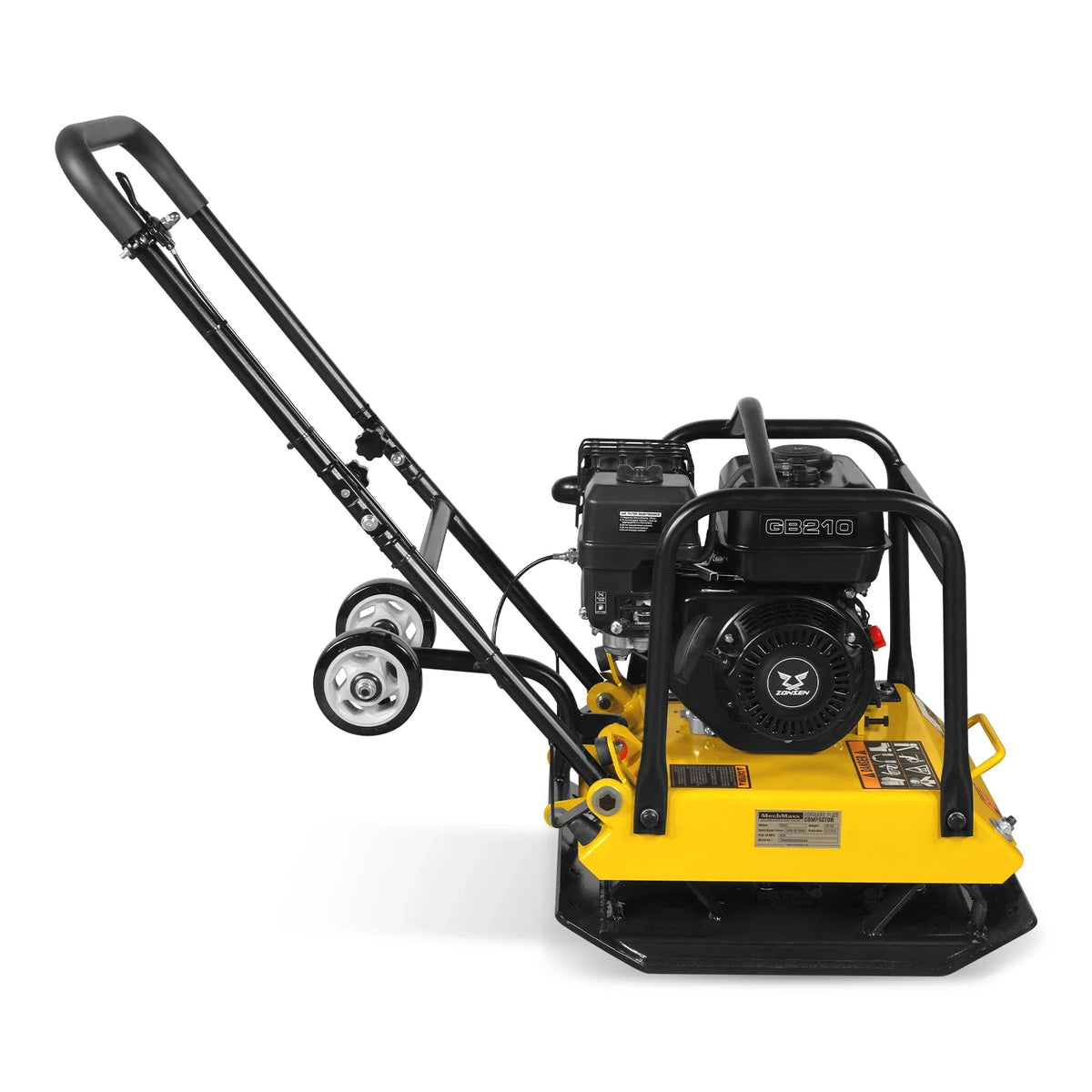 5.8 HP Vibratory Plate Compactor with Wheel Kit, 3600 lb Centrifugal Force for Soil, Gravel, Asphalt and Paver - view 14