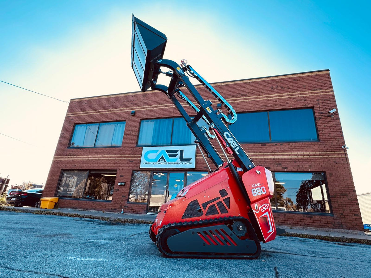 Mini chargeuse compacte CAEL 680S – diesel Kubota D1105, 650 kg