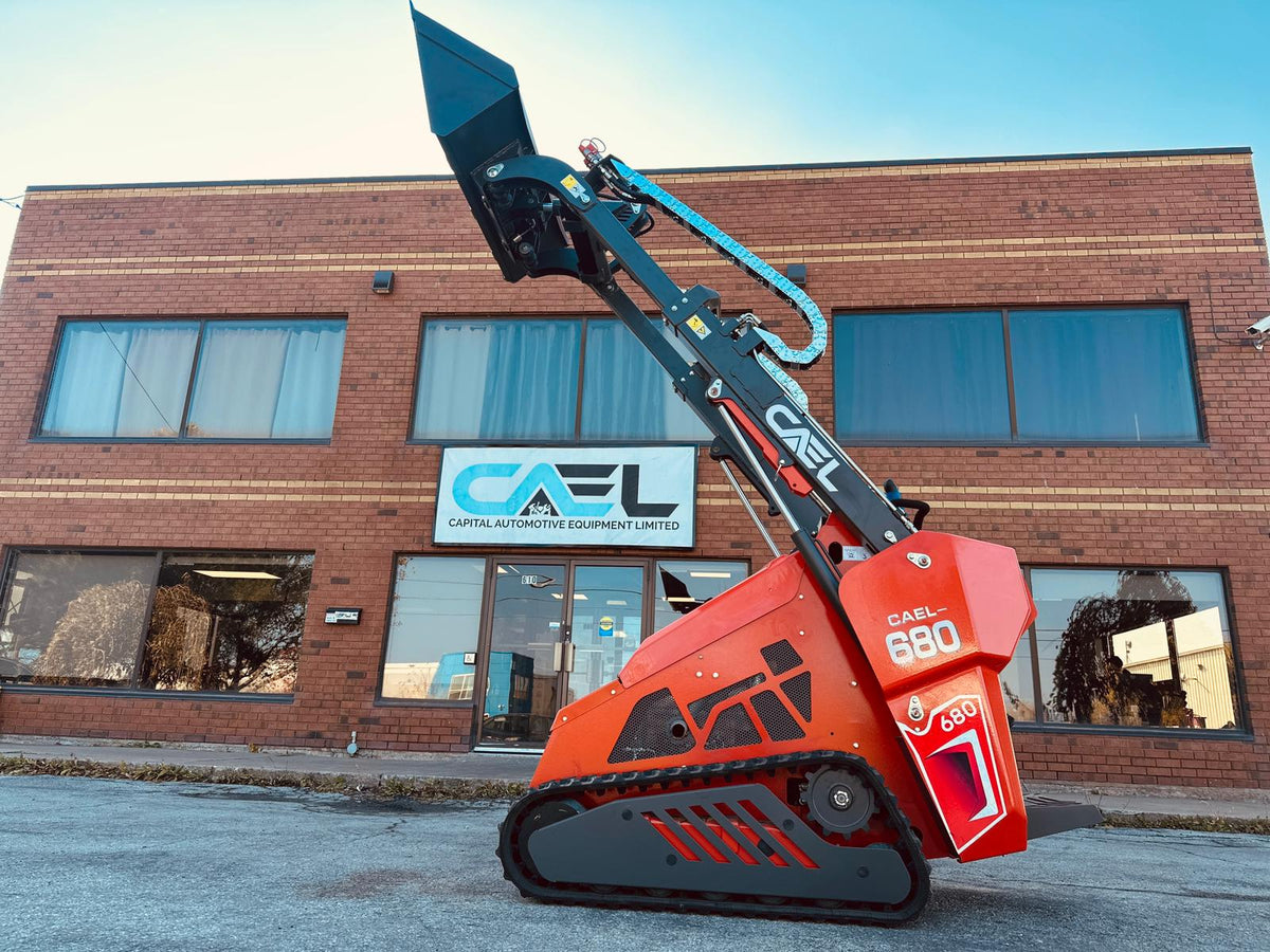 Mini chargeuse compacte CAEL 680S – diesel Kubota D1105, 650 kg
