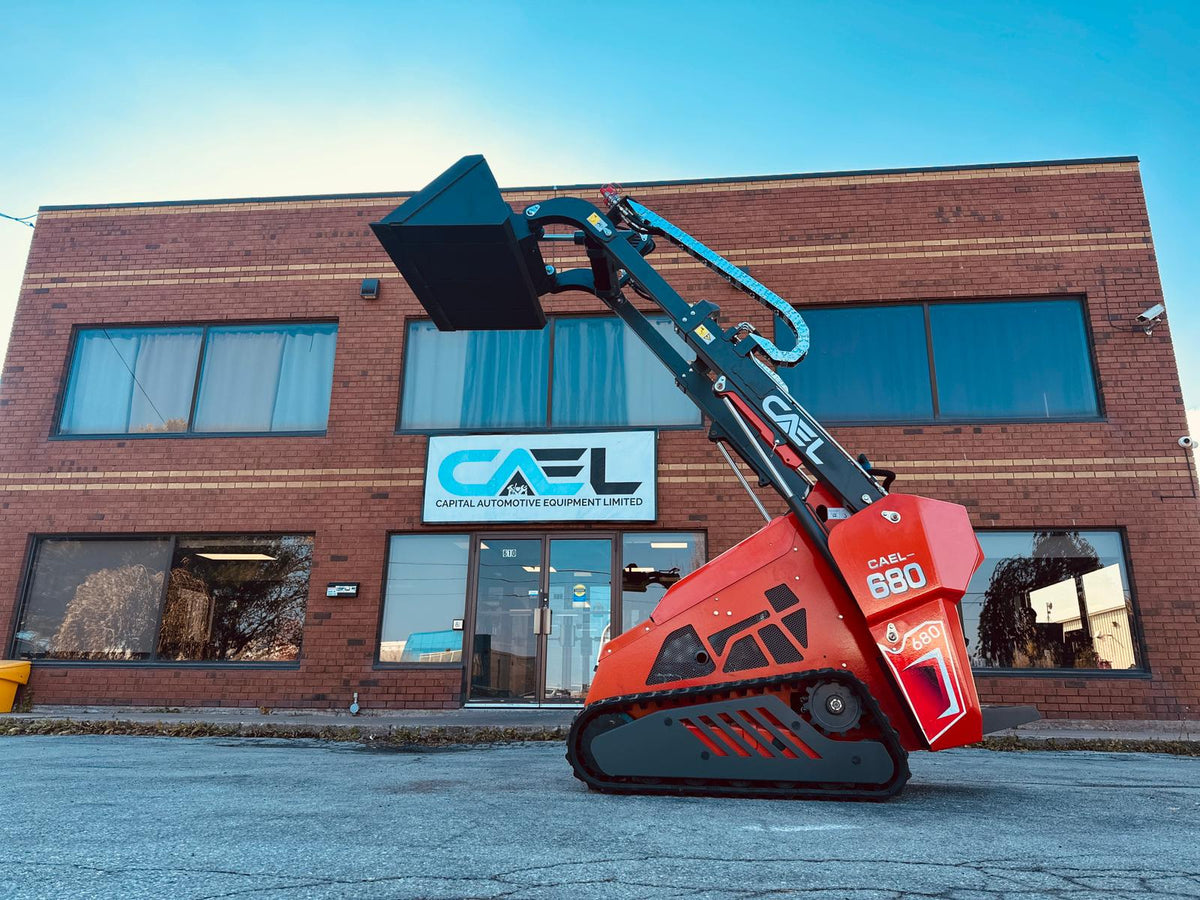 Mini chargeuse compacte CAEL 680S – diesel Kubota D1105, 650 kg