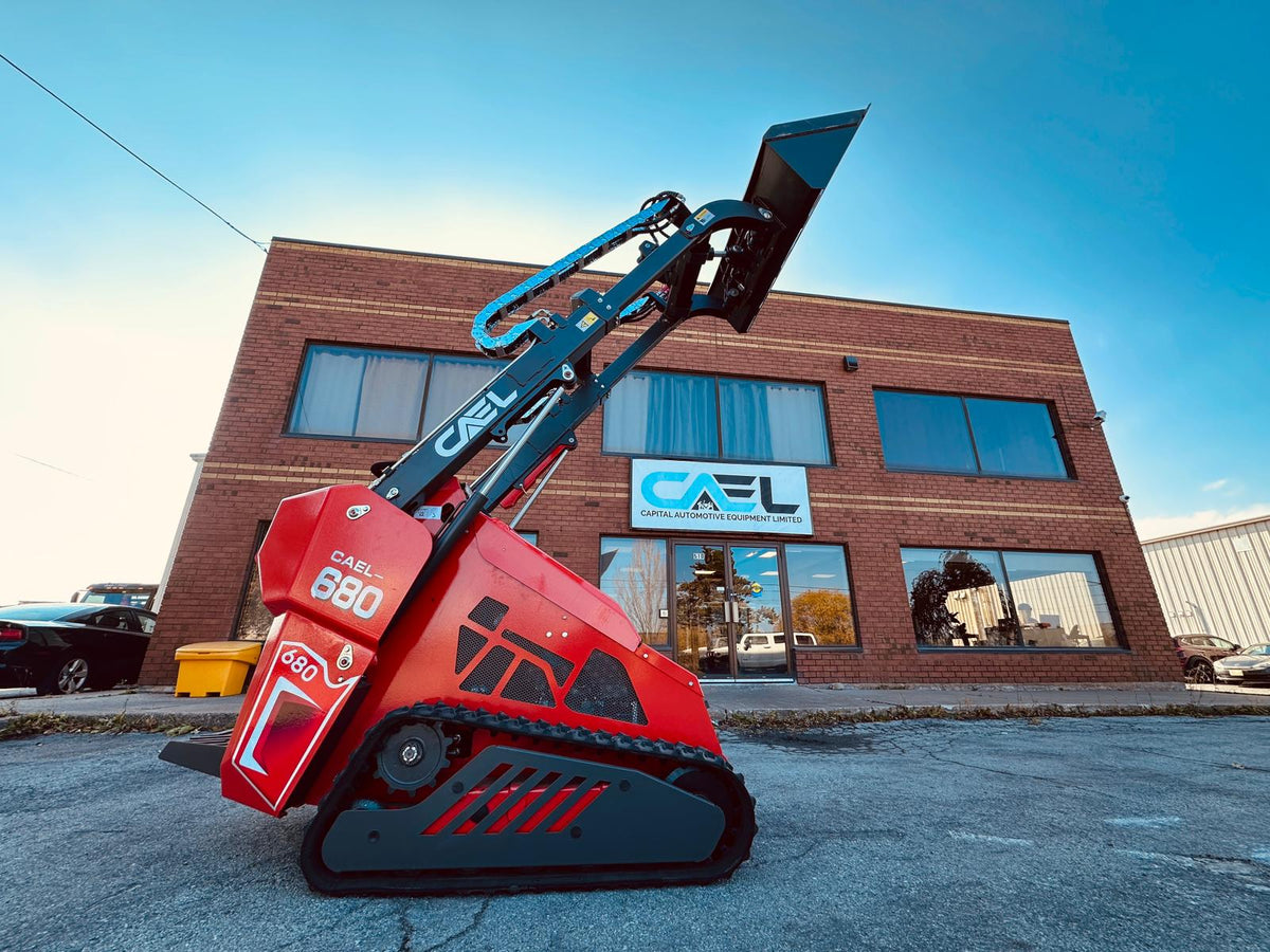 Mini chargeuse compacte CAEL 680S – diesel Kubota D1105, 650 kg
